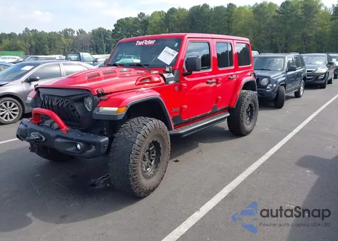 2018 Jeep Wrangler Unlimited Rubicon 4X4 from USA, damaged, VIN 1C4HJXFGXJW169020